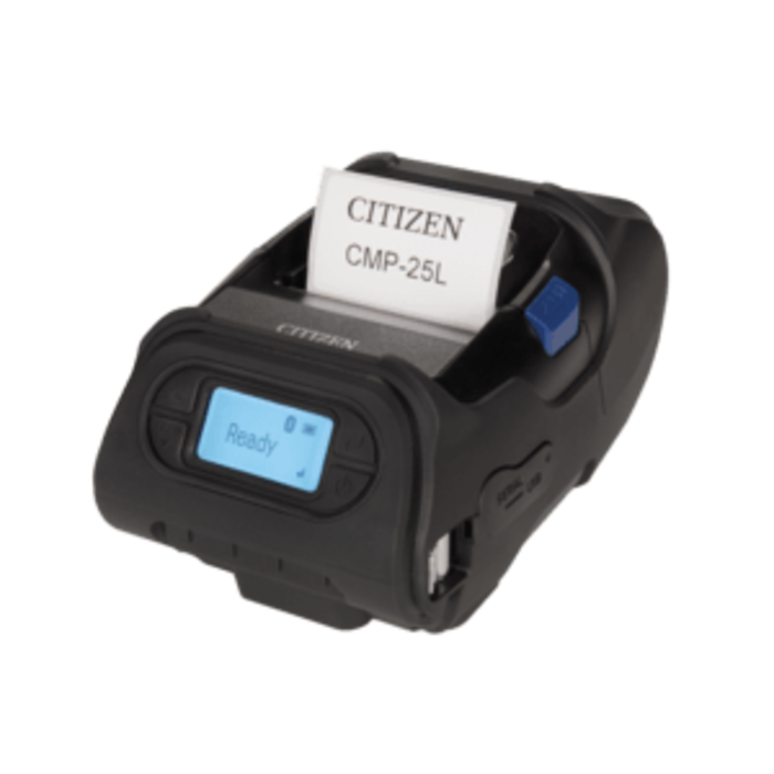 CITIZEN CITIZEN CMP25XUXZL mobile printer for on-site mobile printing, with USB, RS-232 and 203 dpi