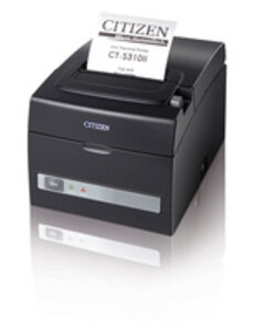 CITIZEN Citizen CT-S310II LAN, Dual-IF, 8 dots/mm (203 dpi), cutter, zwart | CTS310IIXEEBX