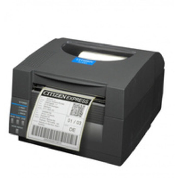 CITIZEN CITIZEN CLS521IINEBXX labelprinter voor het afdrukken van etiketten, met USB, RS-232 en 203 dpi