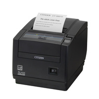 CITIZEN Citizen CT-S601IIR, 8 punti /mm (203dpi), Cutter, linerless, nero, 82,5 mm