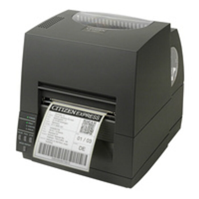 CITIZEN CITIZEN CLS621IINEBXX labelprinter voor het afdrukken van etiketten, met USB, RS-232 en 203 dpi