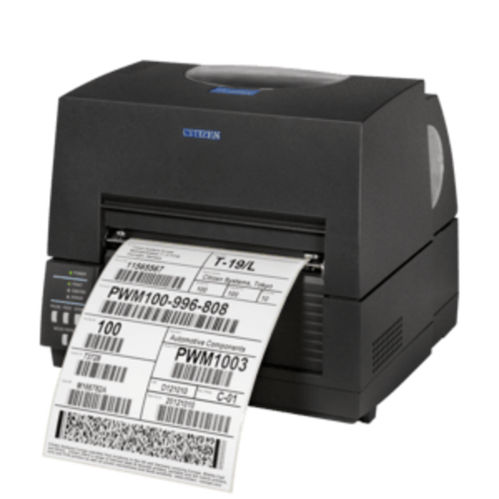 CITIZEN 1000836 Citizen CL-S6621, 8 punti /mm (203dpi), ZPLII, Datamax, Dual-IF, nero