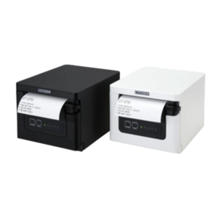 CITIZEN Citizen CT-S751, USB, BT (iOS), 8 dots/mm (203 dpi), cutter, white | CTS751XTEWX
