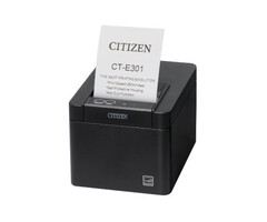 CITIZEN CT-E301, USB, 8 dots/mm (203 dpi), cutter, zwart | CTE301XXEBX