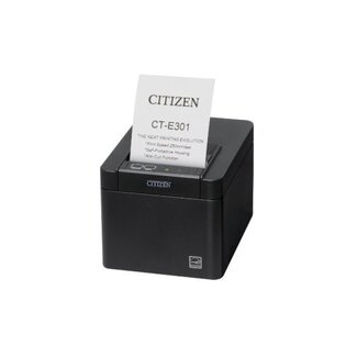 CITIZEN CTE301XXEBX CT-E301, USB, 8 punti /mm (203dpi), Cutter, nero