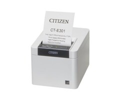 CITIZEN CTE301X3EWX CT-E301, USB, RS232, Ethernet, 8 Punkte/mm (203dpi), Cutter, weiß