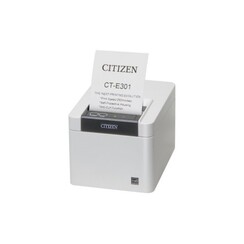 CTE301X3EWX CT-E301, USB, RS232, Ethernet, 8 Punkte/mm (203dpi), Cutter, weiß