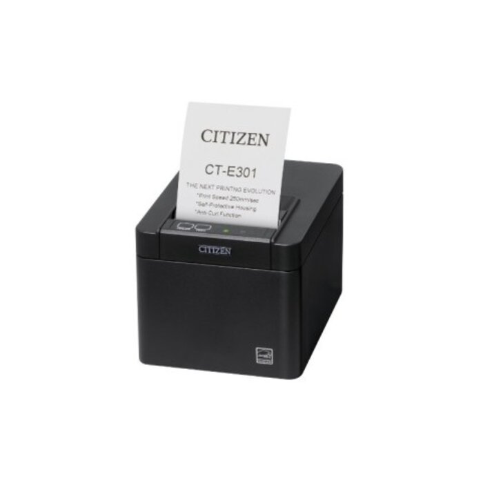 CITIZEN CITIZEN CTE301X3EBX imprimante de reçus pour l'impression de reçus, avec USB, Ethernet, RS-232 et 203 dpi