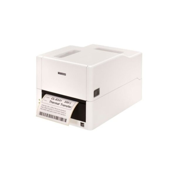 CITIZEN Citizen CL-E331, 12 dots/mm (300 dpi), ZPLII, Datamax, multi-IF (Ethernet), wit | CLE331XEWXXX