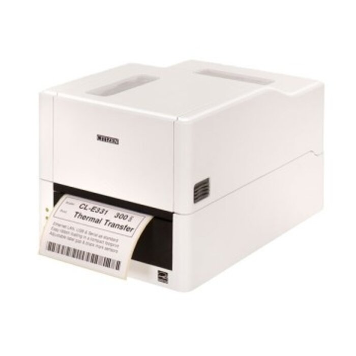 CITIZEN Citizen CL-E331, 12 dots/mm (300 dpi), ZPLII, Datamax, multi-IF (Ethernet), wit | CLE331XEWXXX