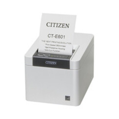 Citizen CT-E601, USB, 8 dots/mm (203 dpi), cutter, zwart | CTE601XNEBX