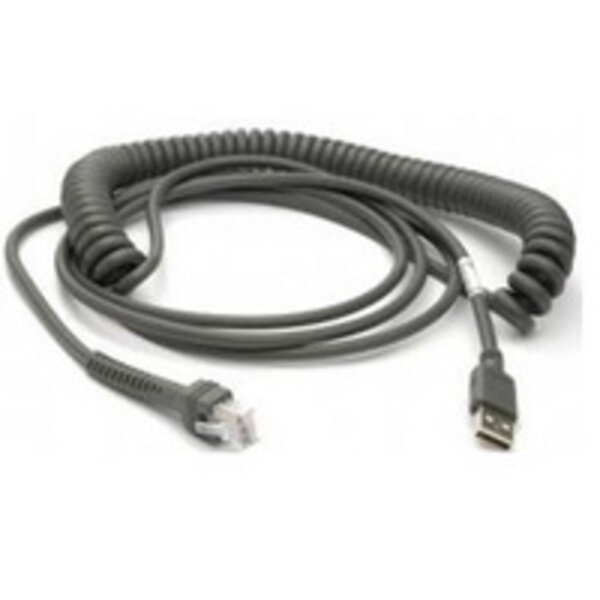 DATALOGIC Datalogic Scanning USB cable, TypA, coiled, 5m | 90A052066
