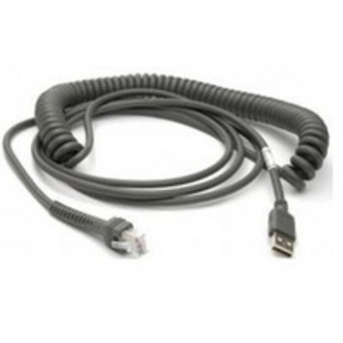 DATALOGIC Datalogic Scanning USB Kabel, TypA, gedreht, 5m, Typ A