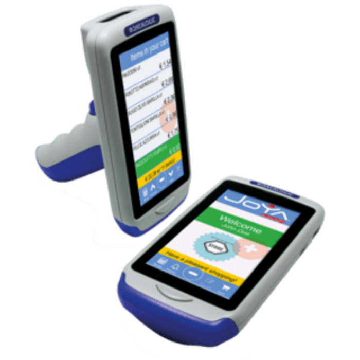 DATALOGIC Joya Touch Plus, 2D, BT (BLE), Wi-Fi, NFC, Gun, blue, grey, WEC 7 | 911350011