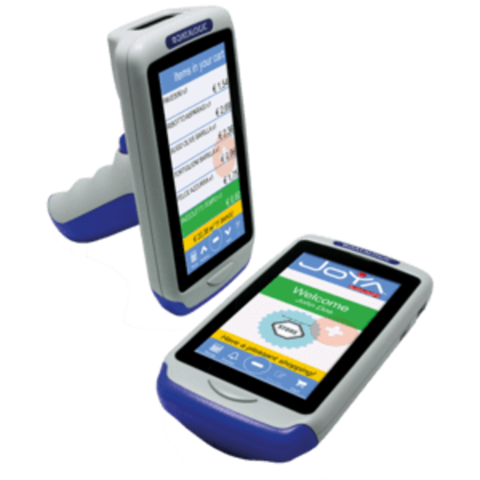 DATALOGIC Joya Touch Plus, 2D, BT (BLE), WLAN, NFC, Gun, blauw, grijs, WEC 7 | 911350011