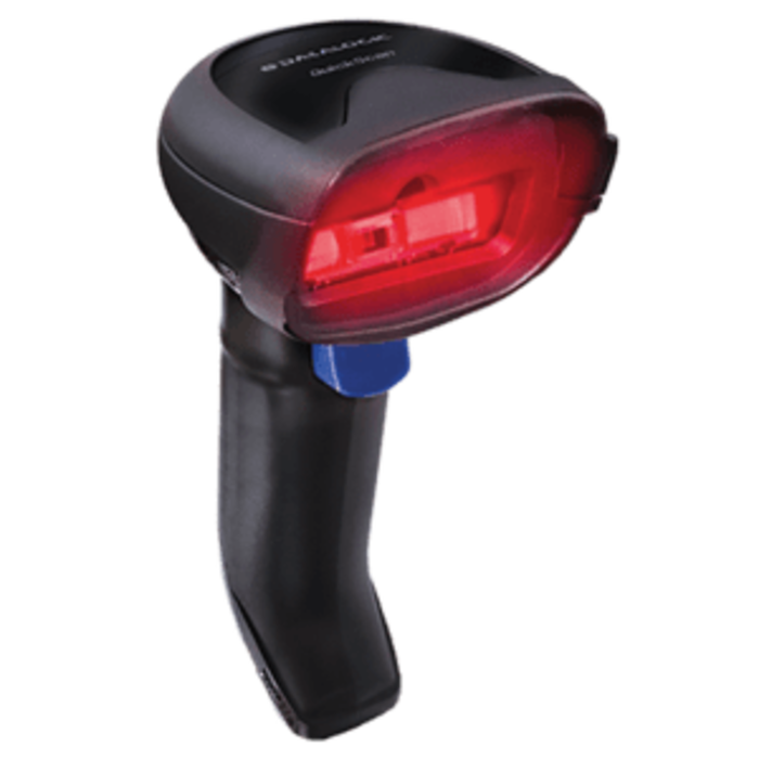 DATALOGIC Datalogic QuickScan I 2220 Serie, 1D, Imager, USB, Kit (USB), schwarz, 310 g, IP42