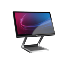 DIEBOLD NIXDORF CRBAS-SIL-JT8 Diebold Nixdorf Series BEETLE A, 38,1cm (15''), Projected Capacitive, USB, USB-C, RS232, Ethernet, SSD, silber