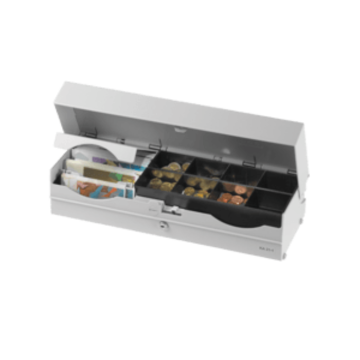 DIEBOLD NIXDORF Diebold Nixdorf KA21, gris claro, x Pr.): 461 x 102 x 163 mm, Cajón portamonedas Diebold Nixdorf KA21