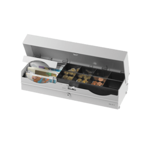 DIEBOLD NIXDORF Diebold Nixdorf KA21, gris claro, x Pr.): 461 x 102 x 163 mm, Cajón portamonedas Diebold Nixdorf KA21