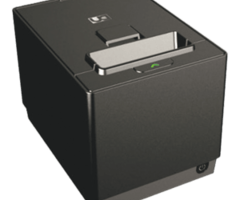 DIEBOLD NIXDORF Diebold Nixdorf P1200, USB, 8 puntos/mm (203 ppp), cortador, negro | CRP1200-BLA-JT50