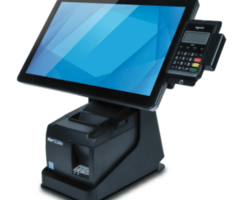 ELO Soporte abatible para punto de venta Elo mPOS, blanco | E353758