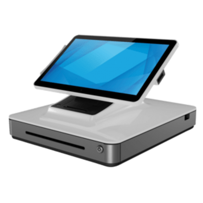 ELO E549280 Elo PayPoint Plus, 39,6 cm (15,6''), capacitif projeté, SSD, LCM, Scanner, Win. 10, noir