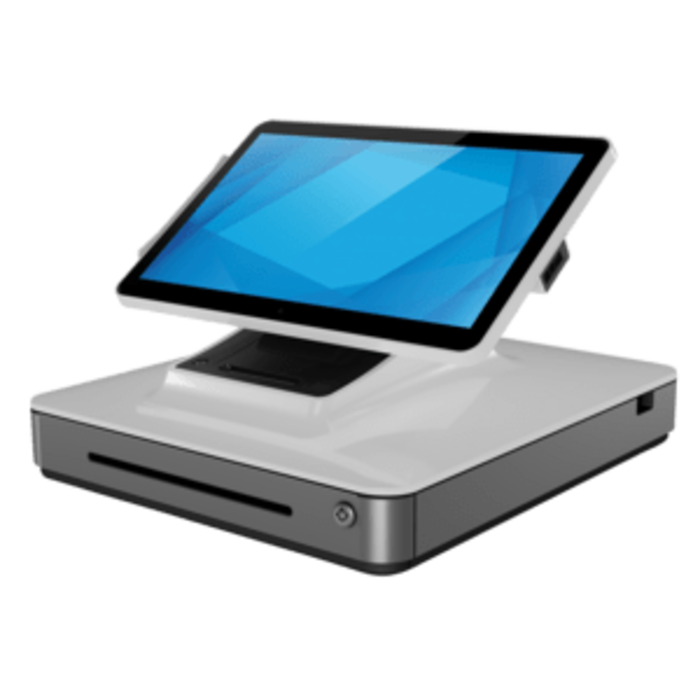 ELO E549280 Elo PayPoint Plus, 39,6 cm (15,6''), capacitif projeté, SSD, LCM, Scanner, Win. 10, noir