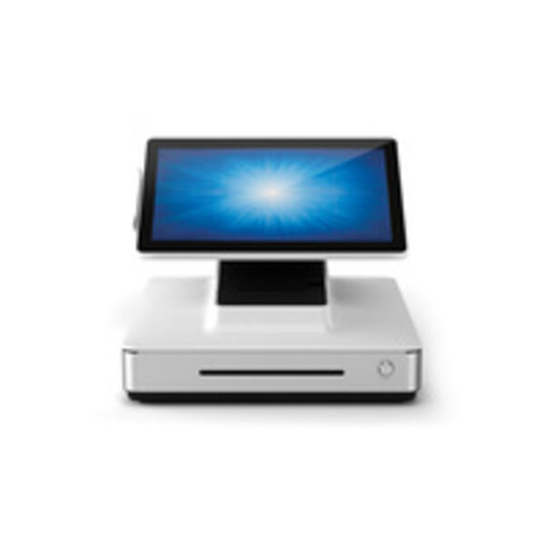 ELO E833323 Elo PayPoint Plus, 39,6 cm (15,6''), Projected Capacitive, SSD, MKL, Scanner, Win. 10, bianco