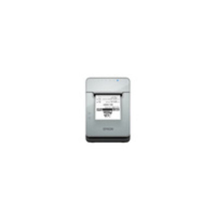 EPSON Epson TM-L100, 8 pts/mm (203 dpi), massicot, linerless, USB, Lightning, Ethernet, noir, 80 mm