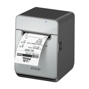 EPSON Epson TM-L100, 8 puntos/mm (203 ppp), cortador, sin soporte, USB, Lightning, Ethernet, negro | C31CJ52111