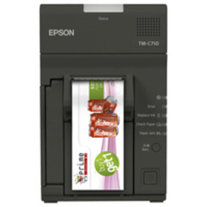 EPSON Epson TM-C710, USB, Ethernet, grey, 58 mm
