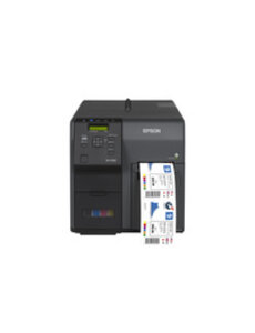 EPSON Epson ColorWorks C7500G, cutter, disp., USB, Ethernet, black | C31CD84312