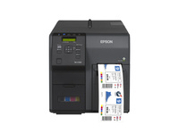 EPSON Epson ColorWorks C7500G, massicot, écran, USB, Ethernet, noir, 112 mm