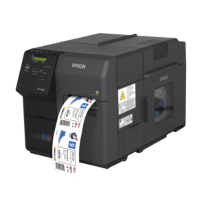 EPSON Epson ColorWorks C7500G, massicot, écran, USB, Ethernet, noir, 112 mm