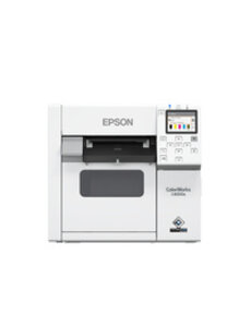 EPSON C31CK03102BK Epson ColorWorks C4000, Glänzende Schwarztinte, Cutter, ZPLII, USB, Ethernet