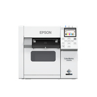 EPSON Epson ColorWorks C4000, Gloss Black Ink, massicot, ZPLII, USB, Ethernet, 112 mm