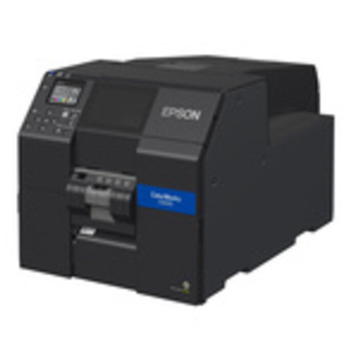 EPSON C31CH76202 Epson ColorWorks CW-C6000Pe, décolleur, écran, USB, Ethernet, noir