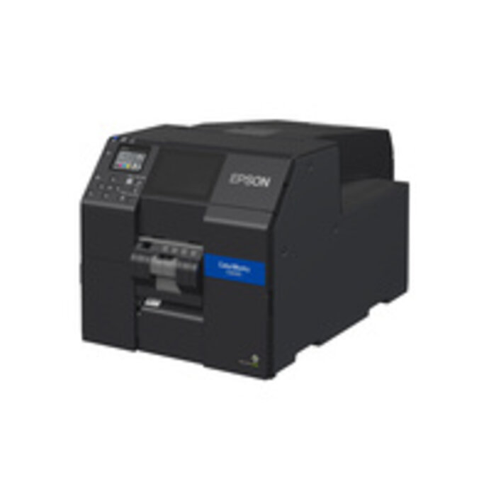 EPSON Epson ColorWorks CW-C6000Pe (mk), décolleur, écran, USB, Ethernet, noir, 112 mm