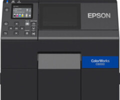 EPSON C31CH76102MK Epson ColorWorks CW-C6000Ae (mk), Cutter, Disp., USB, Ethernet, schwarz