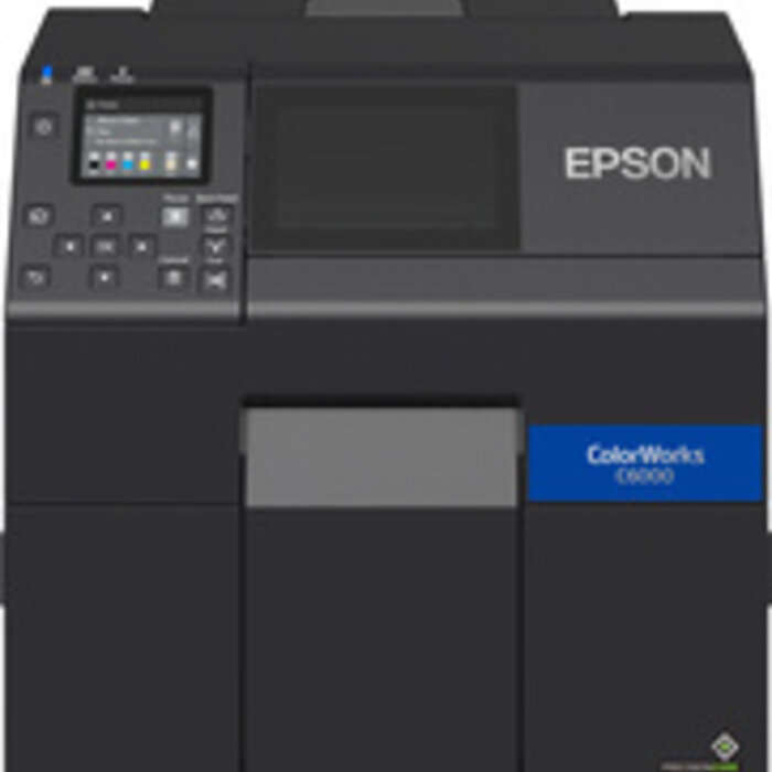 EPSON Epson ColorWorks CW-C6000Ae (mk), cutter, disp., USB, Ethernet, black | C31CH76102MK