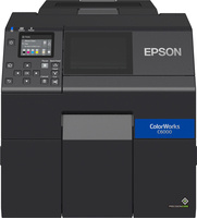 EPSON Epson ColorWorks CW-C6000Ae (mk), massicot, écran, USB, Ethernet, noir, 112 mm