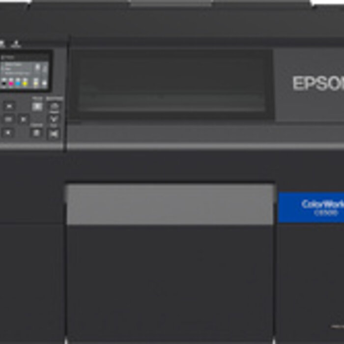EPSON C31CH77102 Epson ColorWorks CW-C6500Ae, massicot, écran, USB, Ethernet, noir