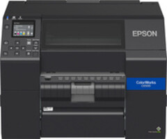 EPSON C31CH77202 Epson ColorWorks CW-C6500Pe, décolleur, écran, USB, Ethernet, noir