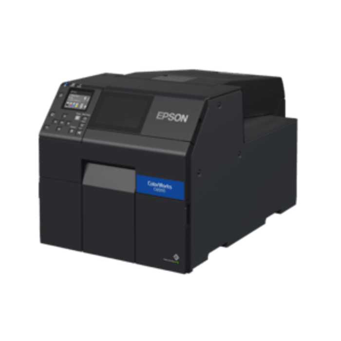 EPSON C31CH77202 Epson ColorWorks CW-C6500Pe, décolleur, écran, USB, Ethernet, noir