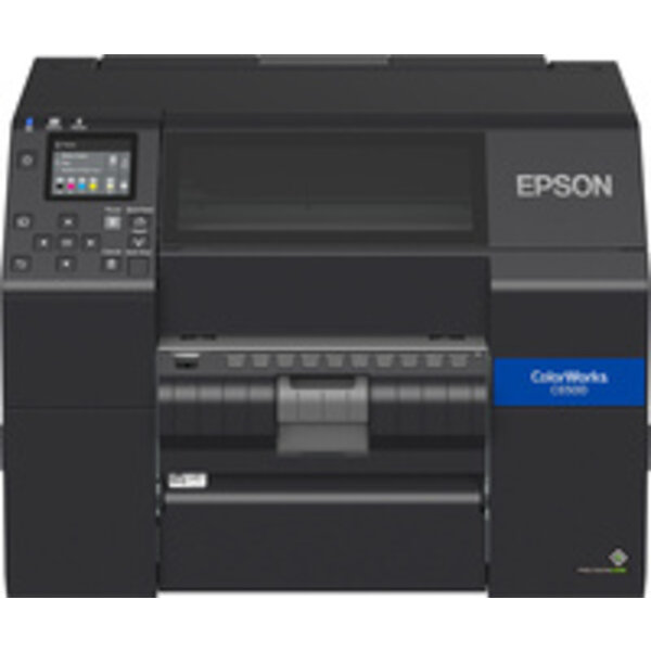 EPSON Epson ColorWorks CW-C6500Pe (mk), peeler, disp., USB, Ethernet, zwart | C31CH77202MK