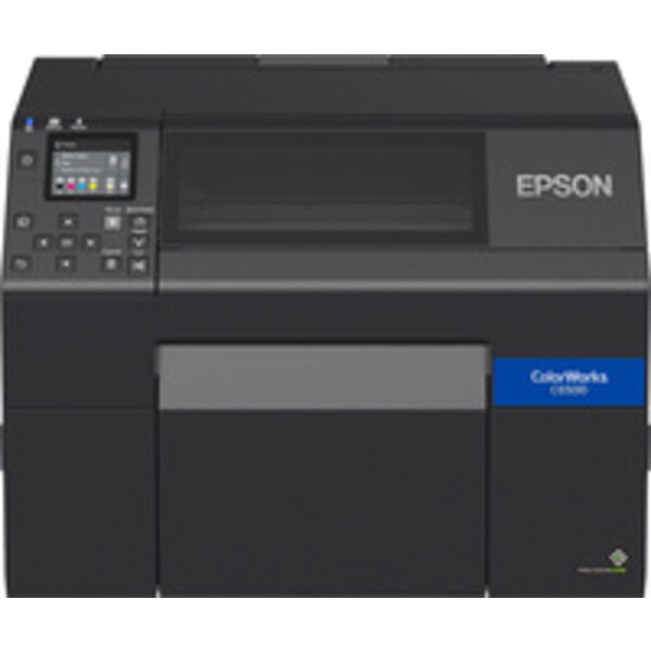 EPSON Epson ColorWorks CW-C6500Ae (mk), cutter, disp., USB, Ethernet, zwart | C31CH77102MK