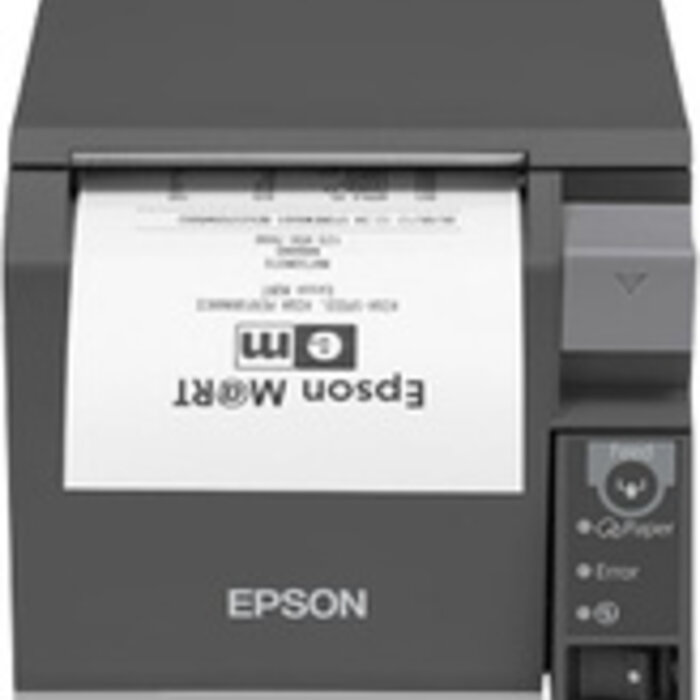 EPSON C31CD38032A0 Epson TM-T70II, USB, RS232, gris foncé