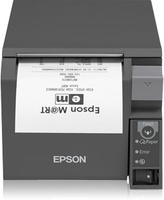 EPSON Epson TM-T70II, USB, RS232, donkergrijs, en heeft aansluitmogelijkheden voor USB en RS232, 80 mm