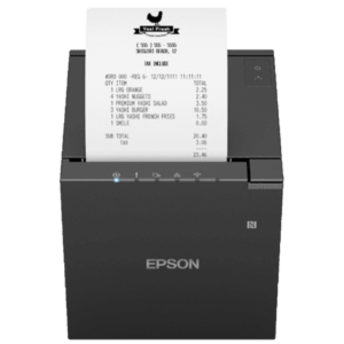 EPSON Epson TM-m30III, 8 pts/mm (203 dpi), massicot, USB, USB-C, Ethernet, noir, 80 mm