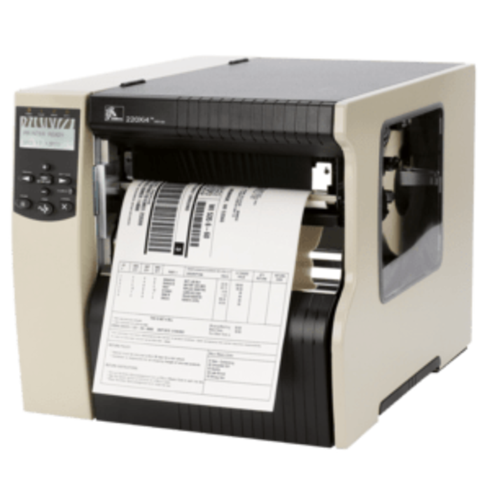 Zebra Zebra 220Xi4, 8 Punkte/mm (203dpi), Peeler, Rewind, RTC, ZPLII, Printserver (Ethernet), RS232